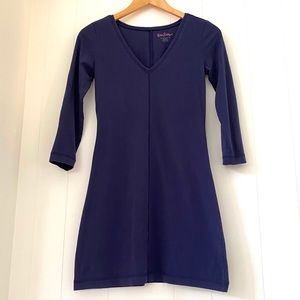 Lilly Pulitzer Navy Pima Cotton Dress XS